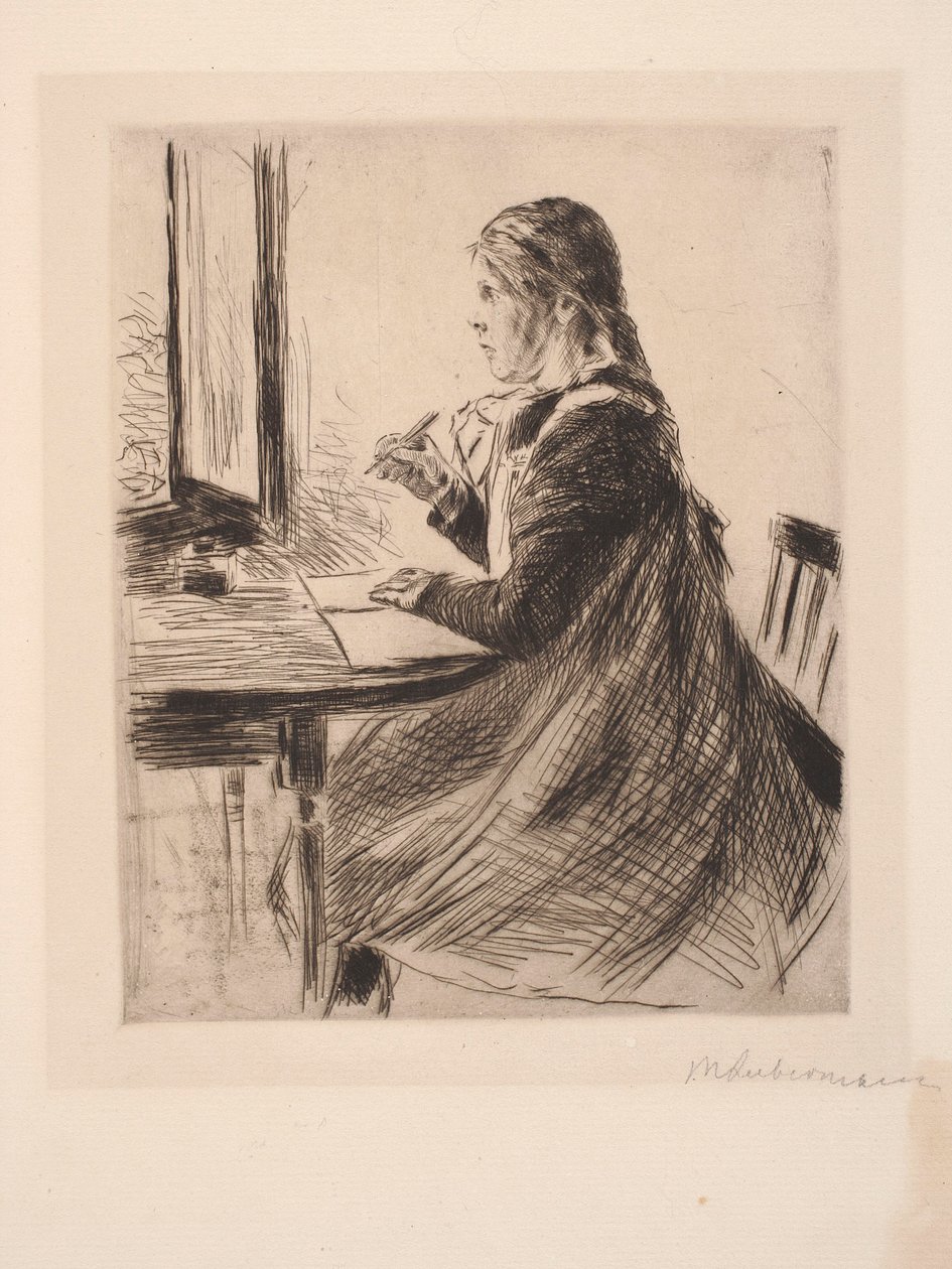 Portret dziecka, portret małej córki tajnego radcy Bodego, Marie autorstwa Max Liebermann