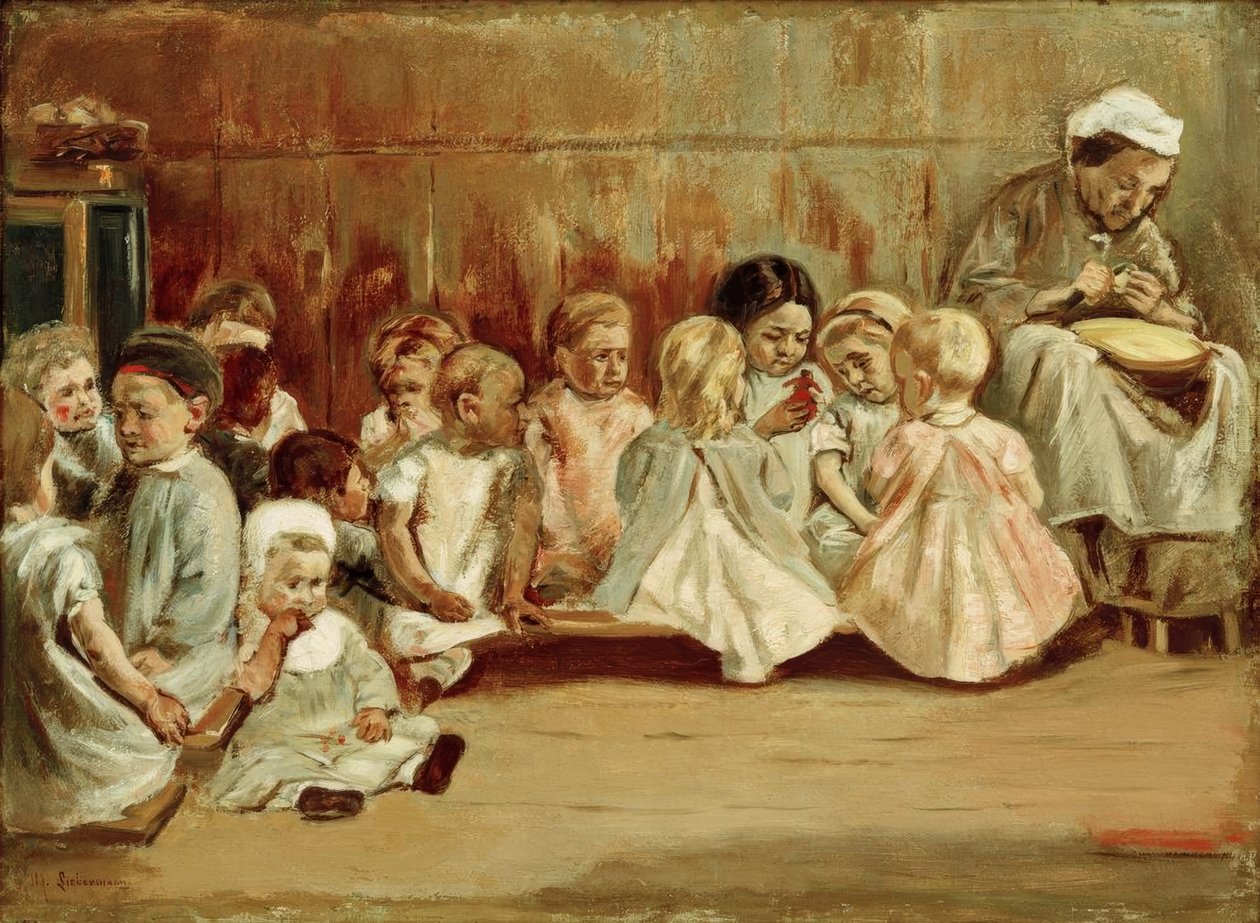 Szkoła malucha autorstwa Max Liebermann