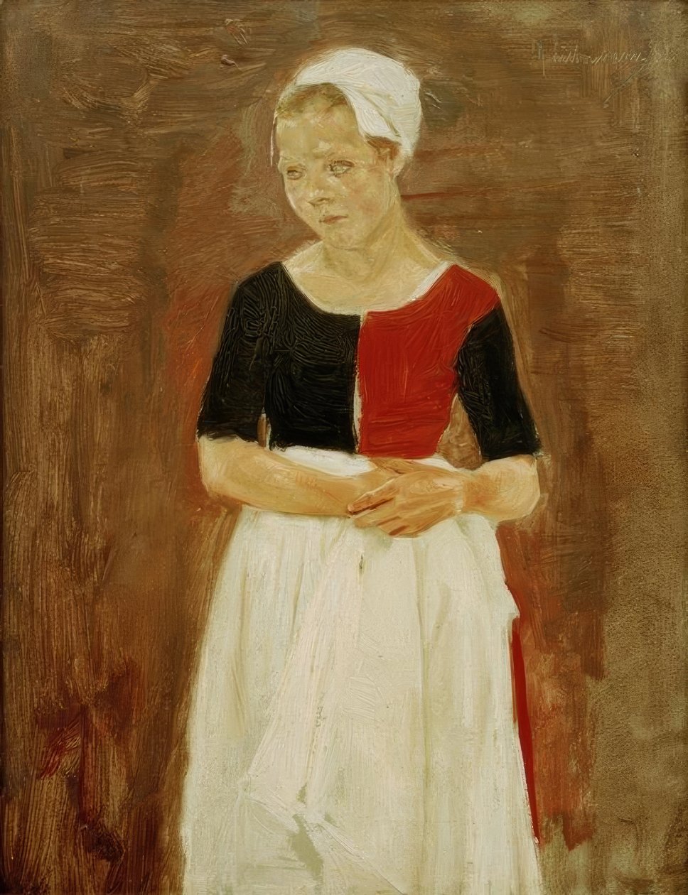 M.Liebermann, stojąca sierota autorstwa Max Liebermann