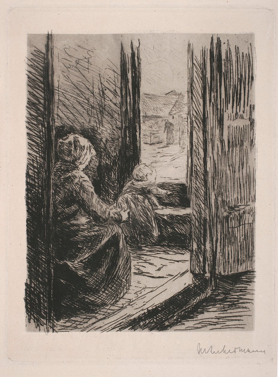 Matka i dziecko autorstwa Max Liebermann