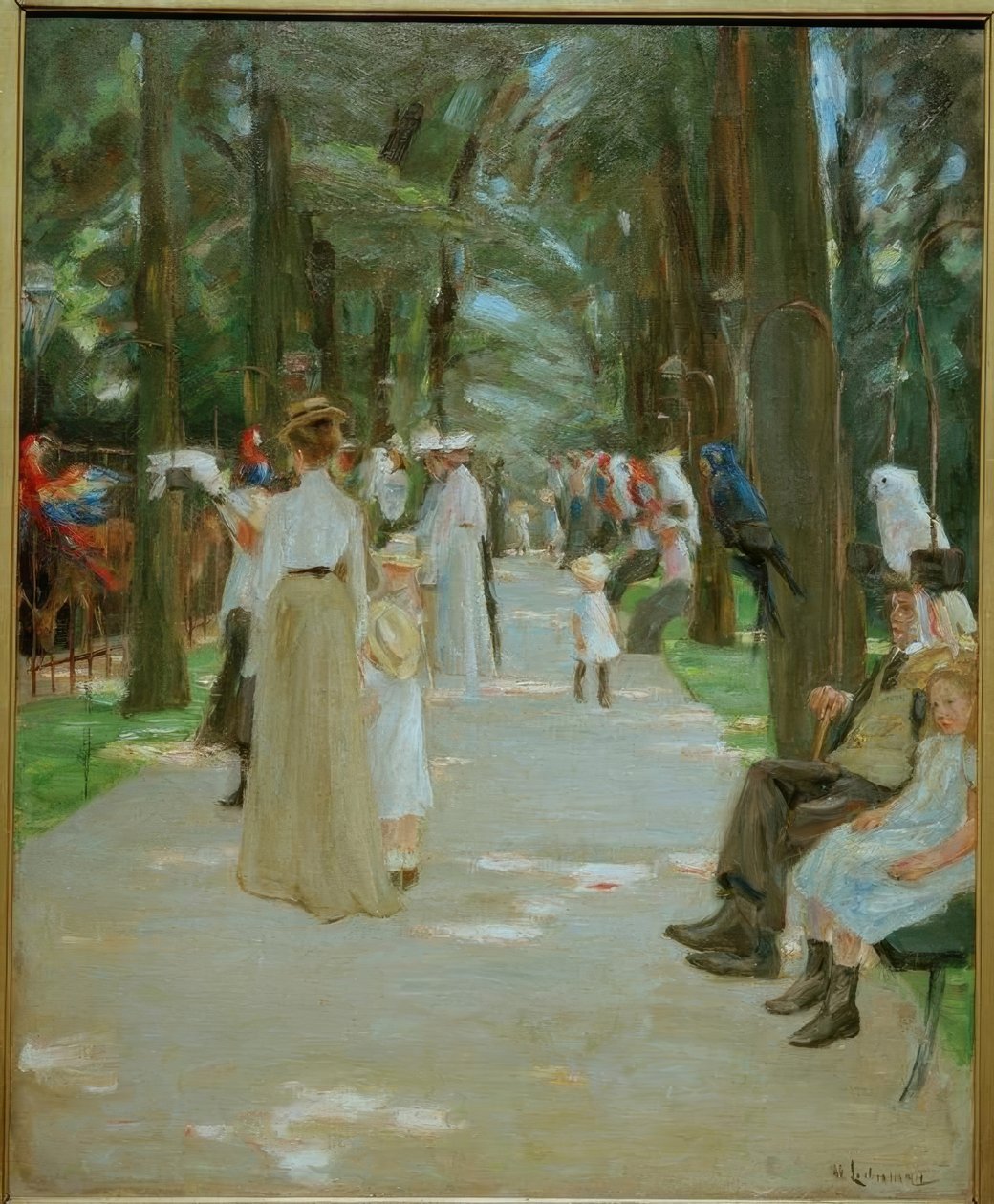 Παπαγείεναλλει autorstwa Max Liebermann
