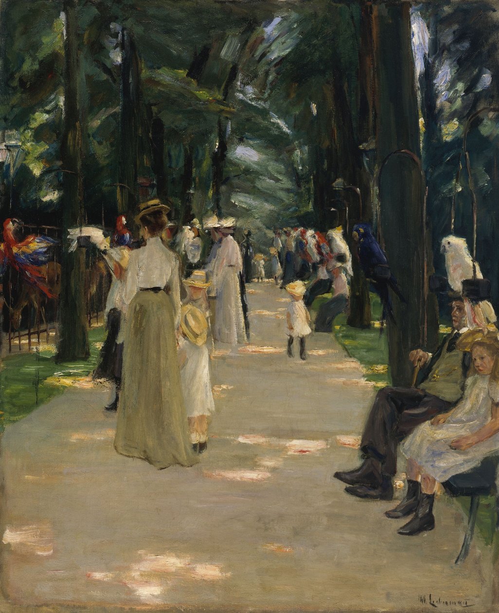 Parrot Alley autorstwa Max Liebermann