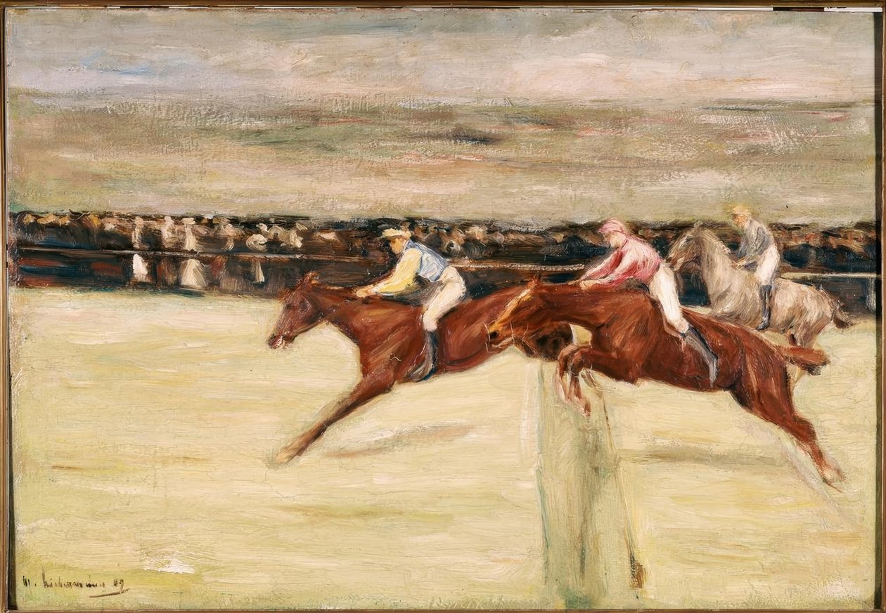 Wyścigi konne w cascines autorstwa Max Liebermann