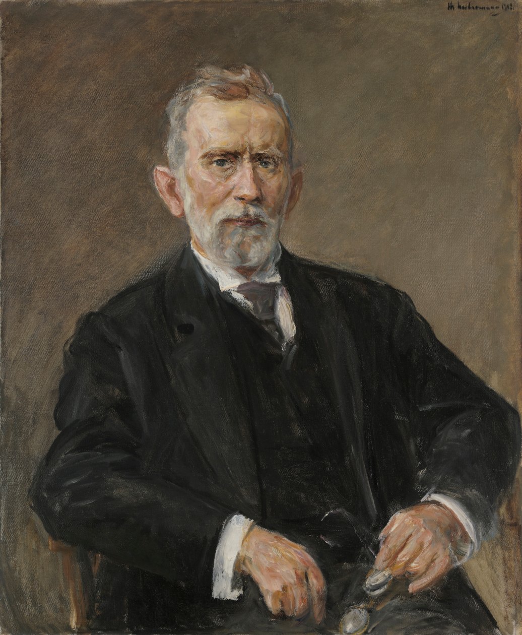 Portret chemika Paula Ehrlicha autorstwa Max Liebermann