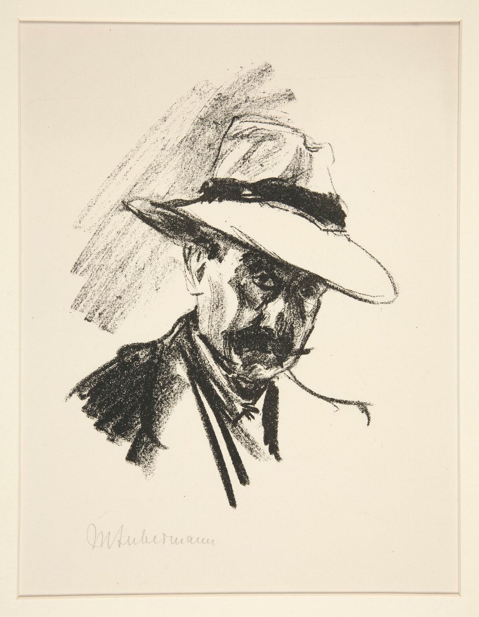 Portret Waltera Hasenelevera autorstwa Max Liebermann