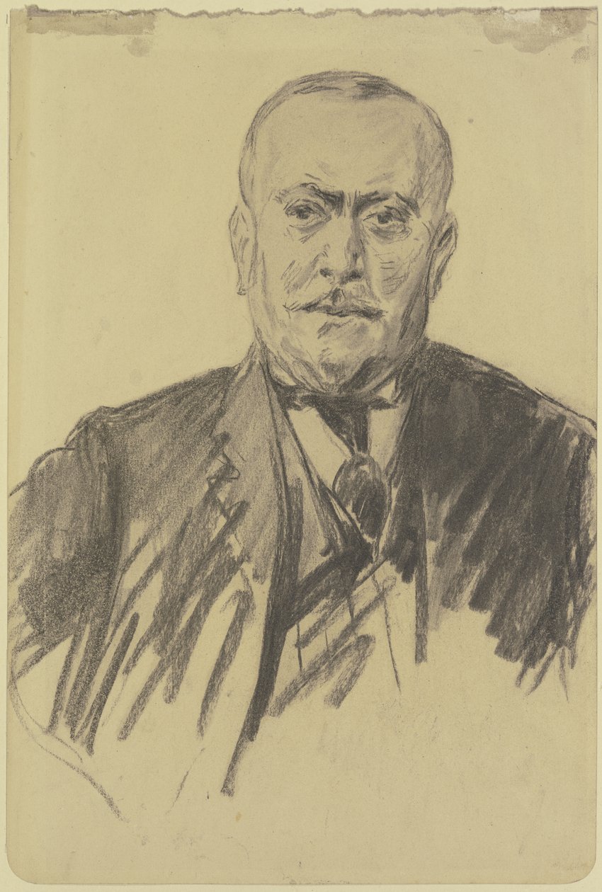 Portret mężczyzny autorstwa Max Liebermann