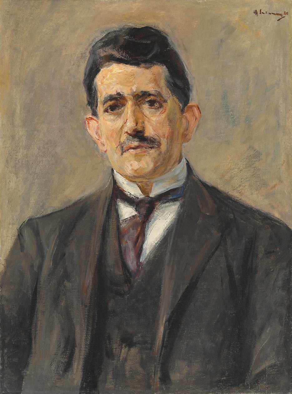 Portret wydawcy Bruno Cassirera, 1921 autorstwa Max Liebermann