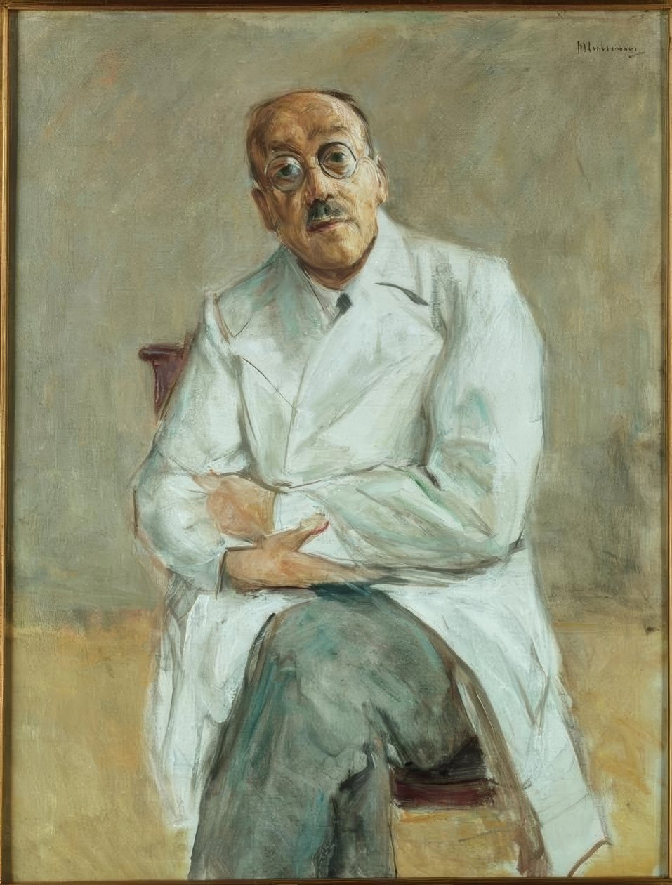 prof. Ferdinand Sauerbruch autorstwa Max Liebermann