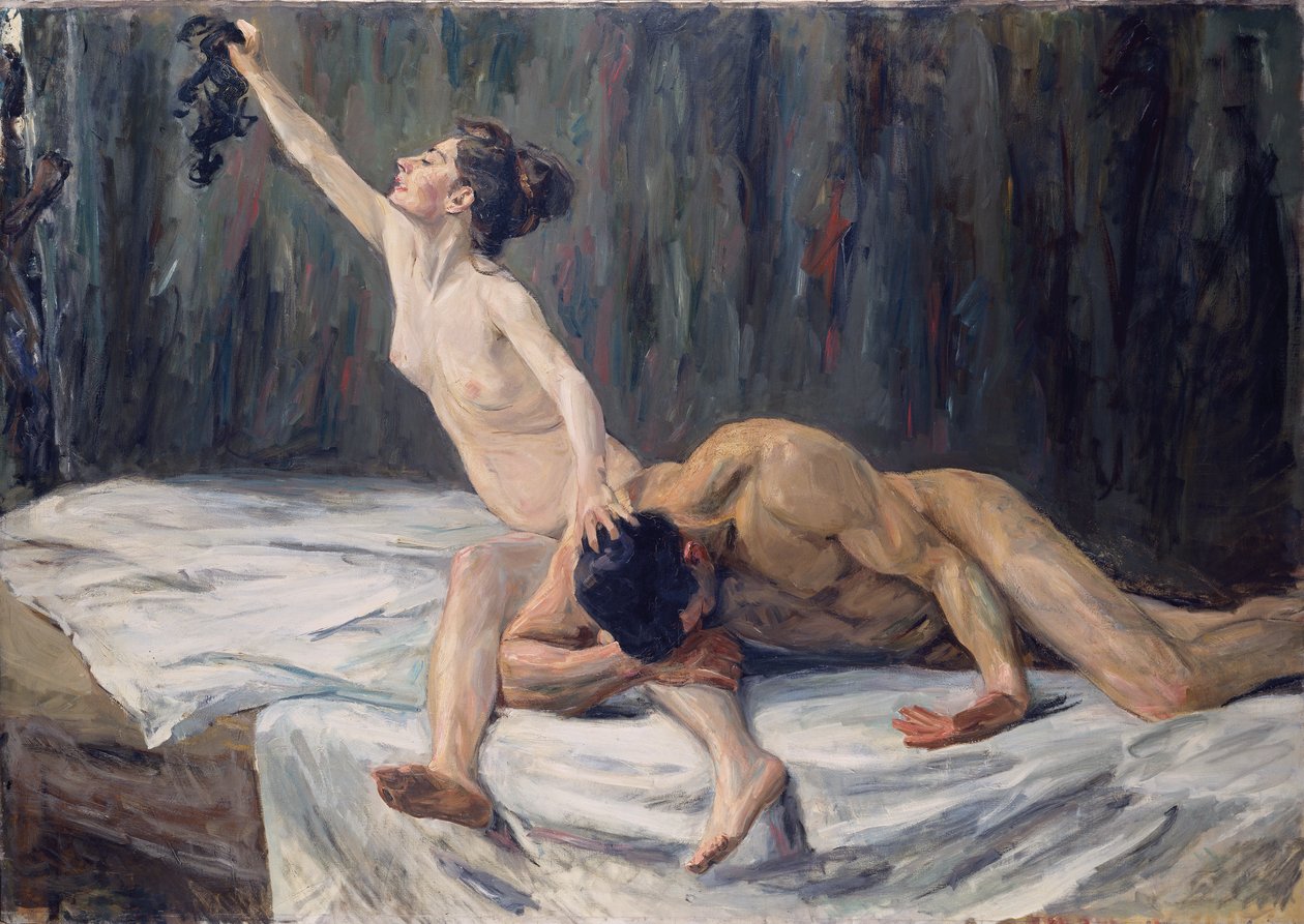 Samson i Dalila autorstwa Max Liebermann
