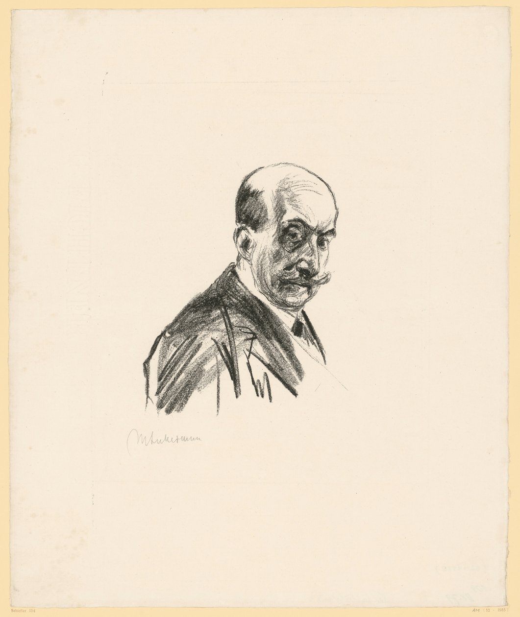 Autoportret autorstwa Max Liebermann