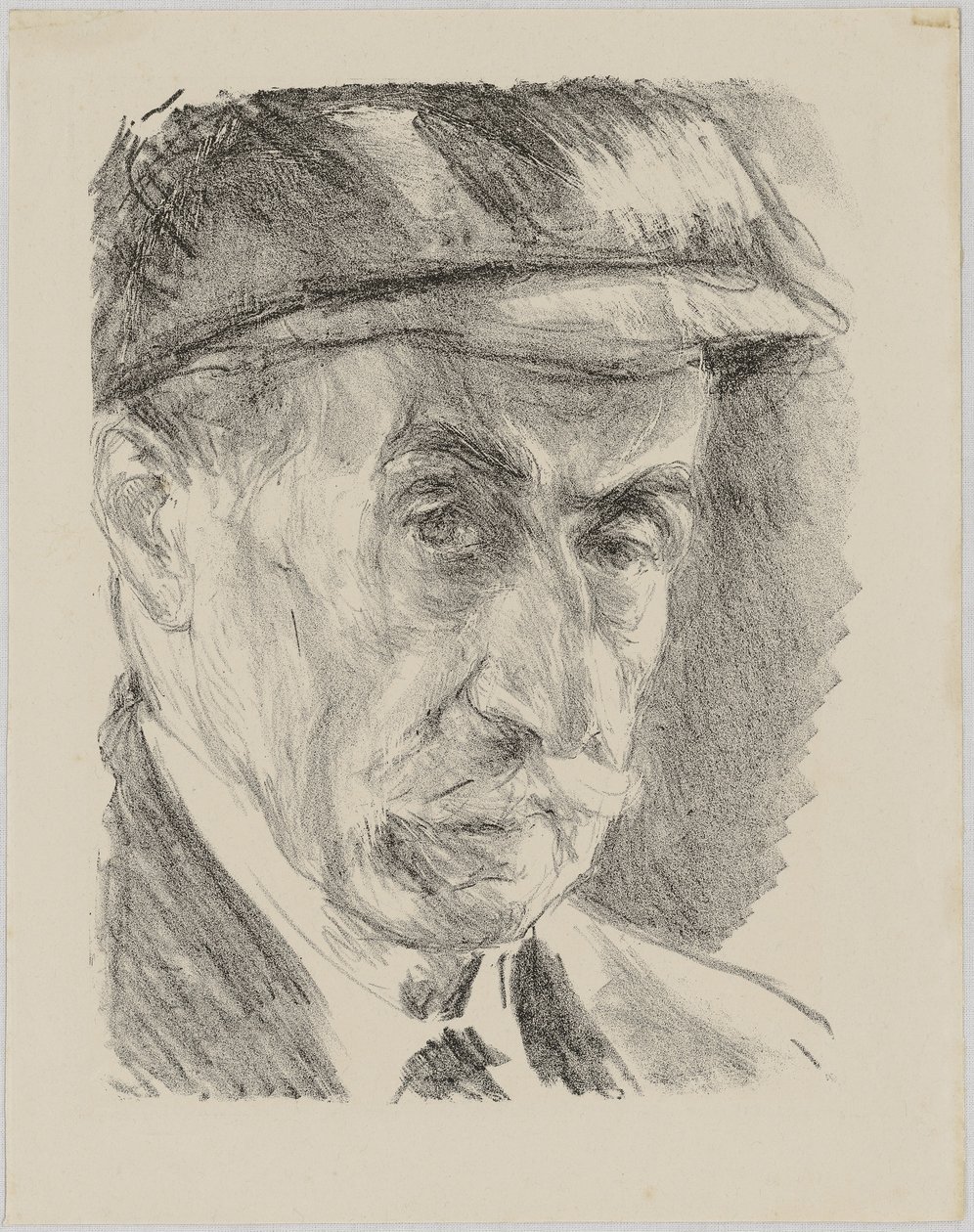 Autoportret w czapce autorstwa Max Liebermann