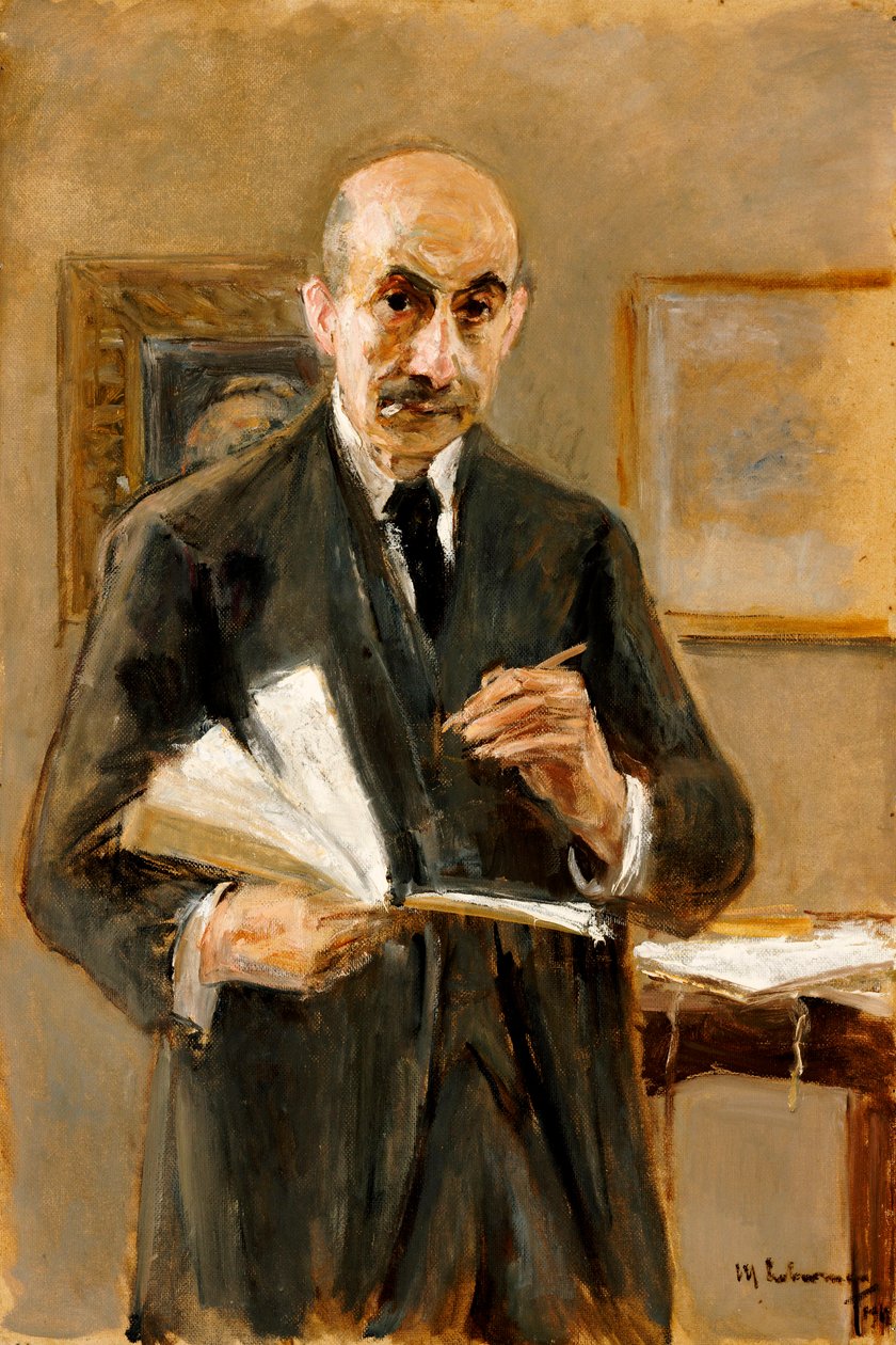 Autoportret, 1916 autorstwa Max Liebermann