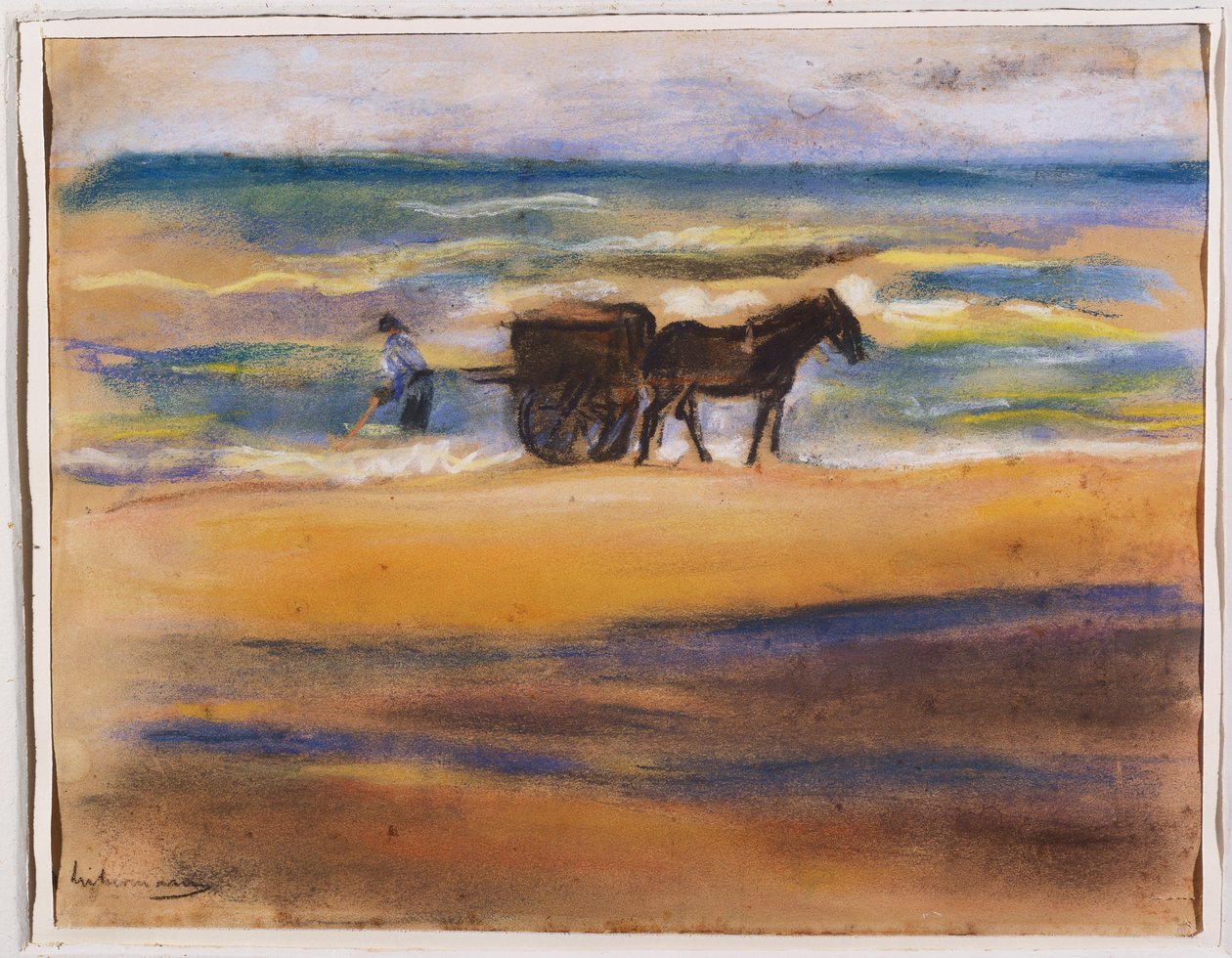 Poszukiwacze muszli na plaży? autorstwa Max Liebermann