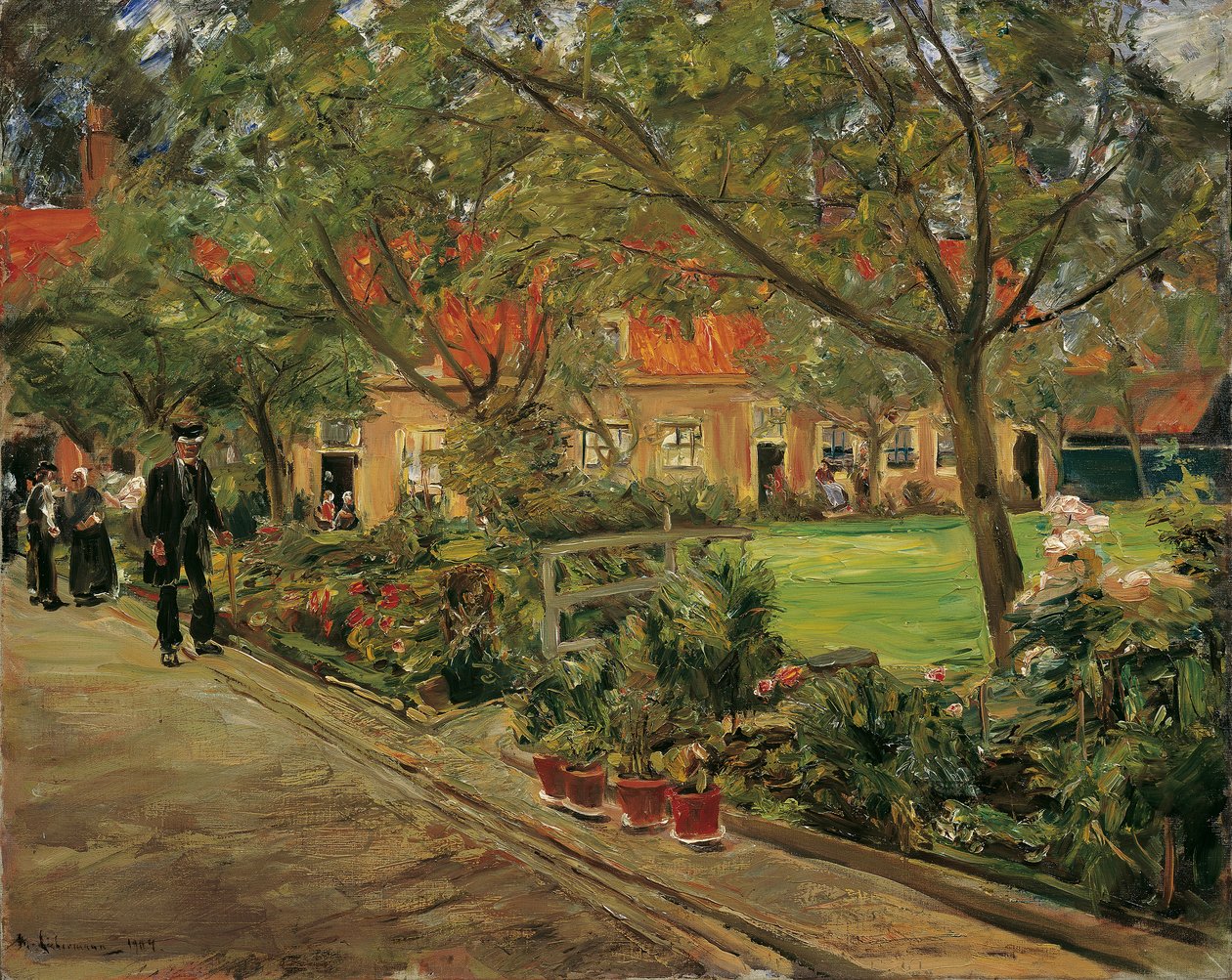 Ogród szpitalny w Edamie autorstwa Max Liebermann