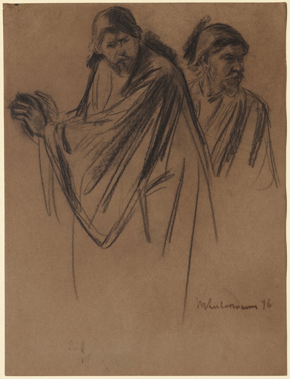 Studia dla św. Pawła w drodze do Damaszku autorstwa Max Liebermann