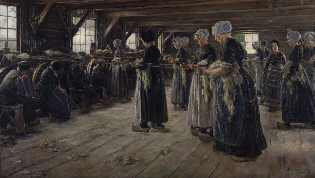 Stodoła na len w Laren autorstwa Max Liebermann