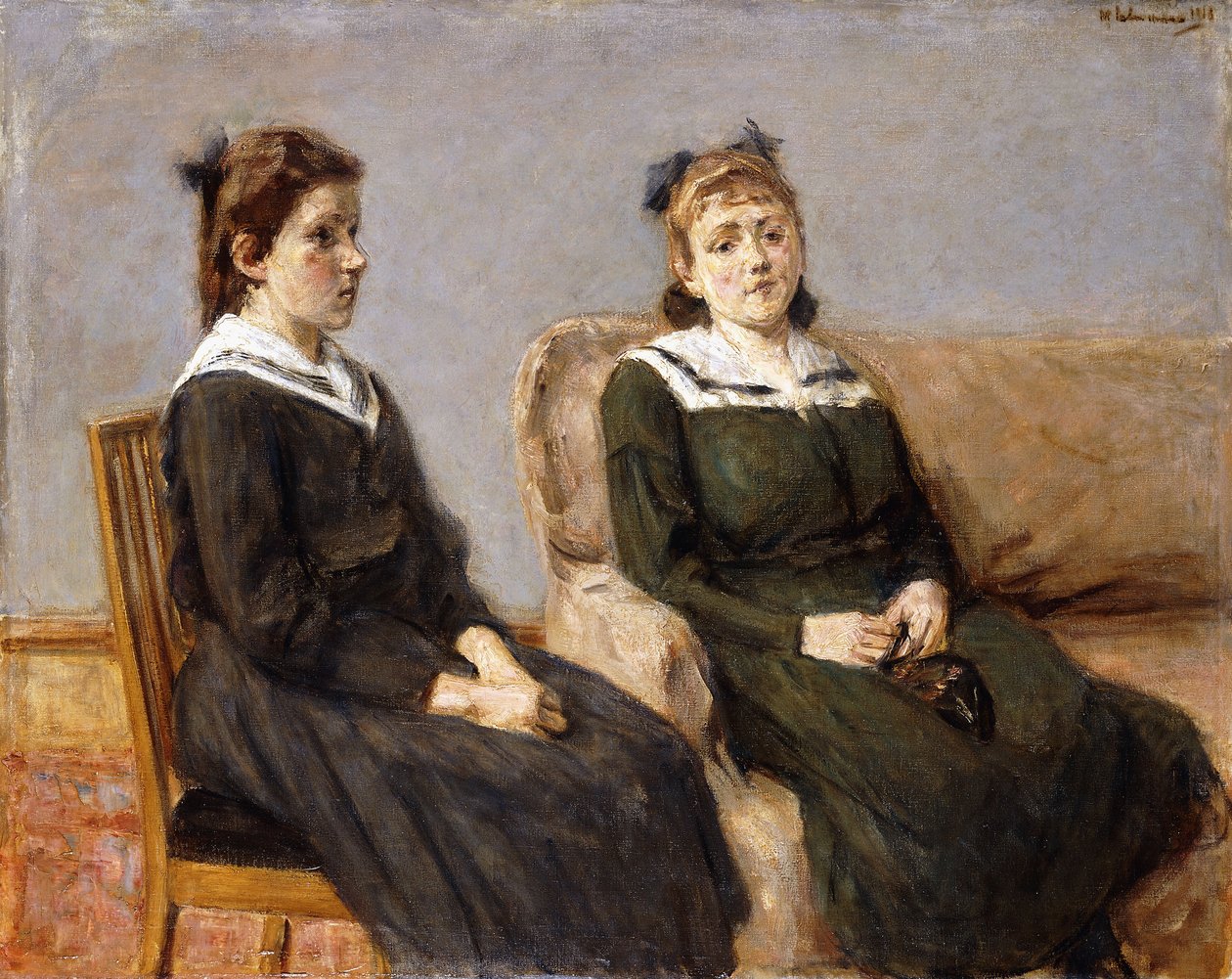 Skórzane Dwie Siostry; Skóra Dwie Siostry, 1911 autorstwa Max Liebermann