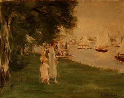 Wyścig jachtów autorstwa Max Liebermann