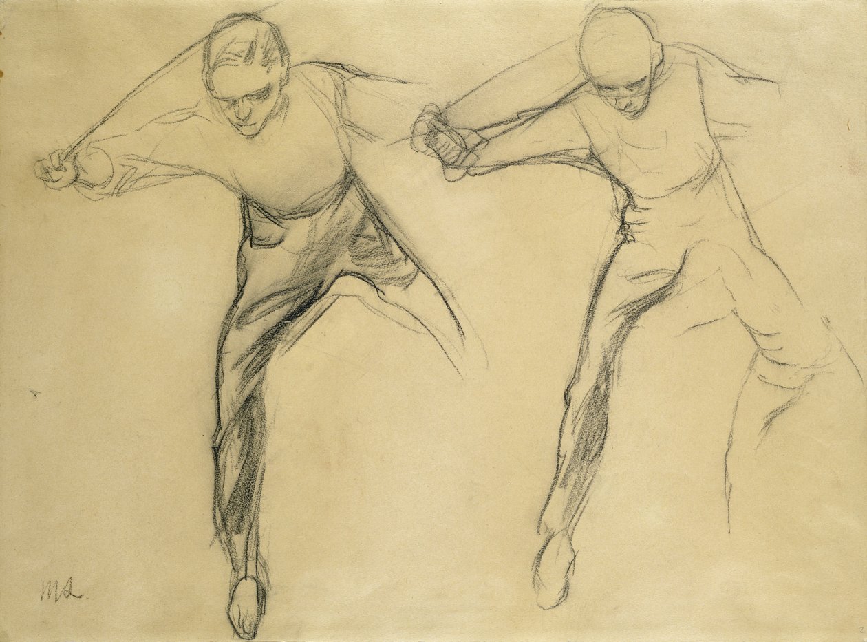 Dwie postacie męskie autorstwa Max Liebermann