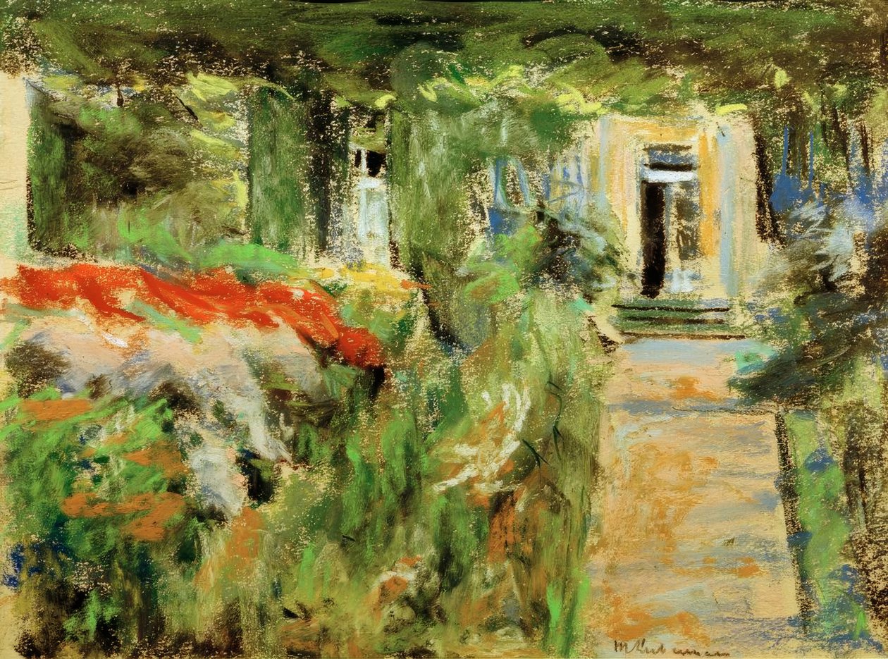 Ogród frontowy na wschodzie autorstwa Max Liebermann