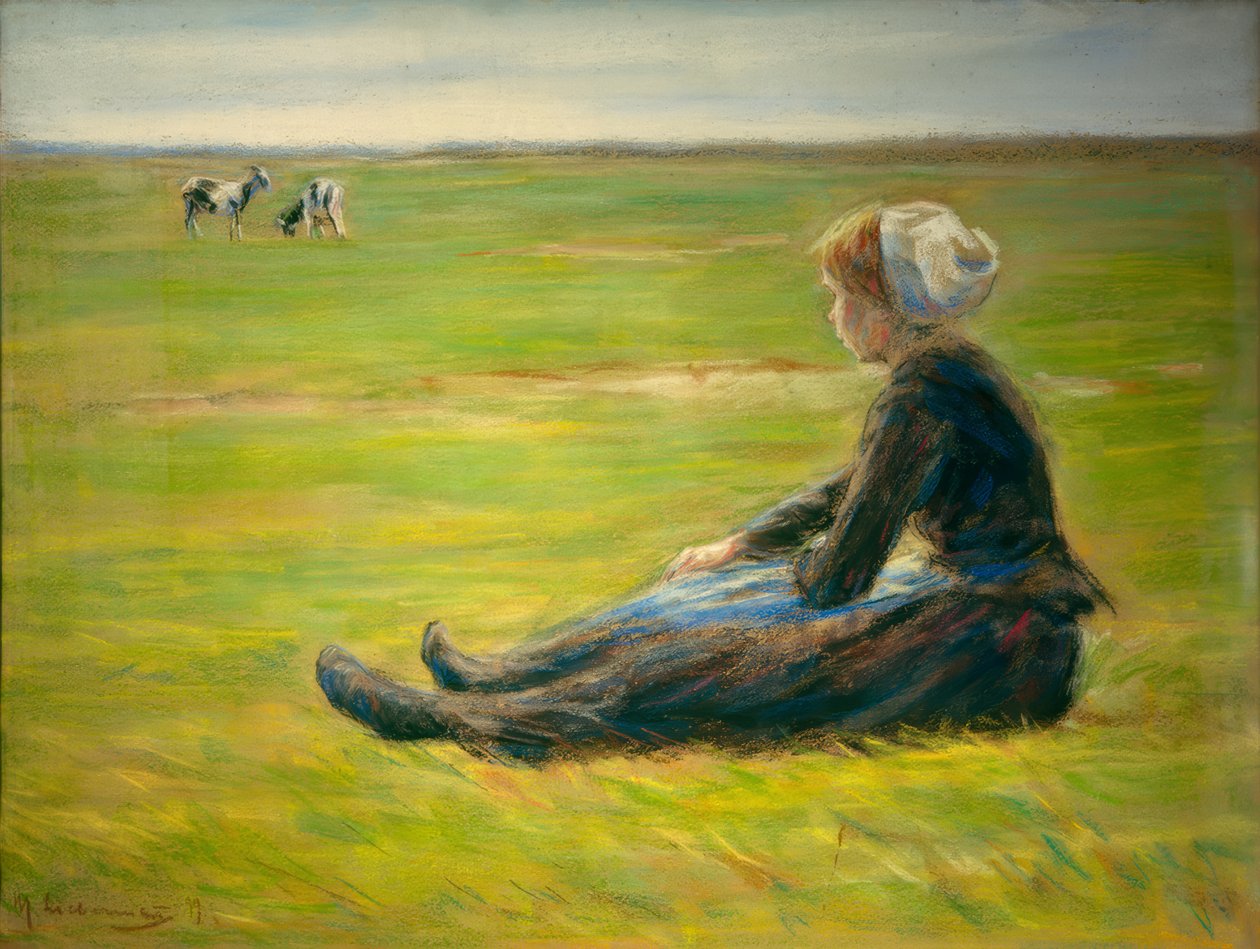 Pasterz na wydmach autorstwa Max Liebermann