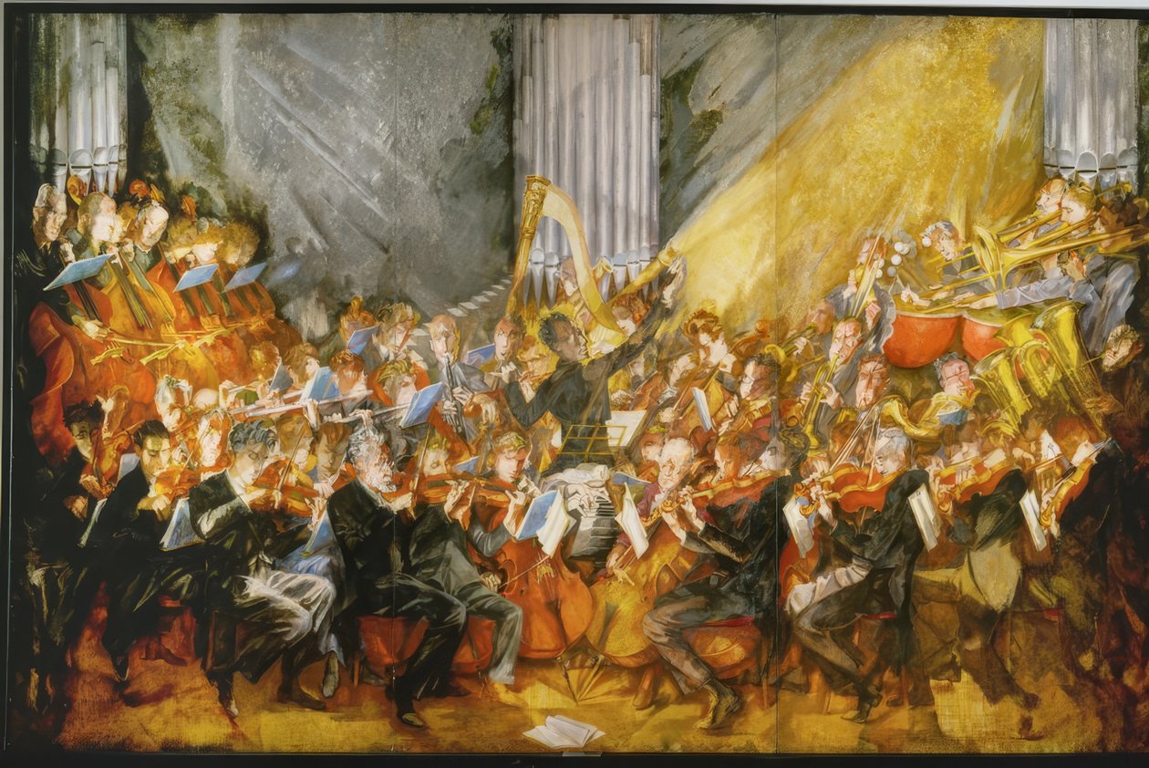 Orkiestra autorstwa Max Oppenheimer