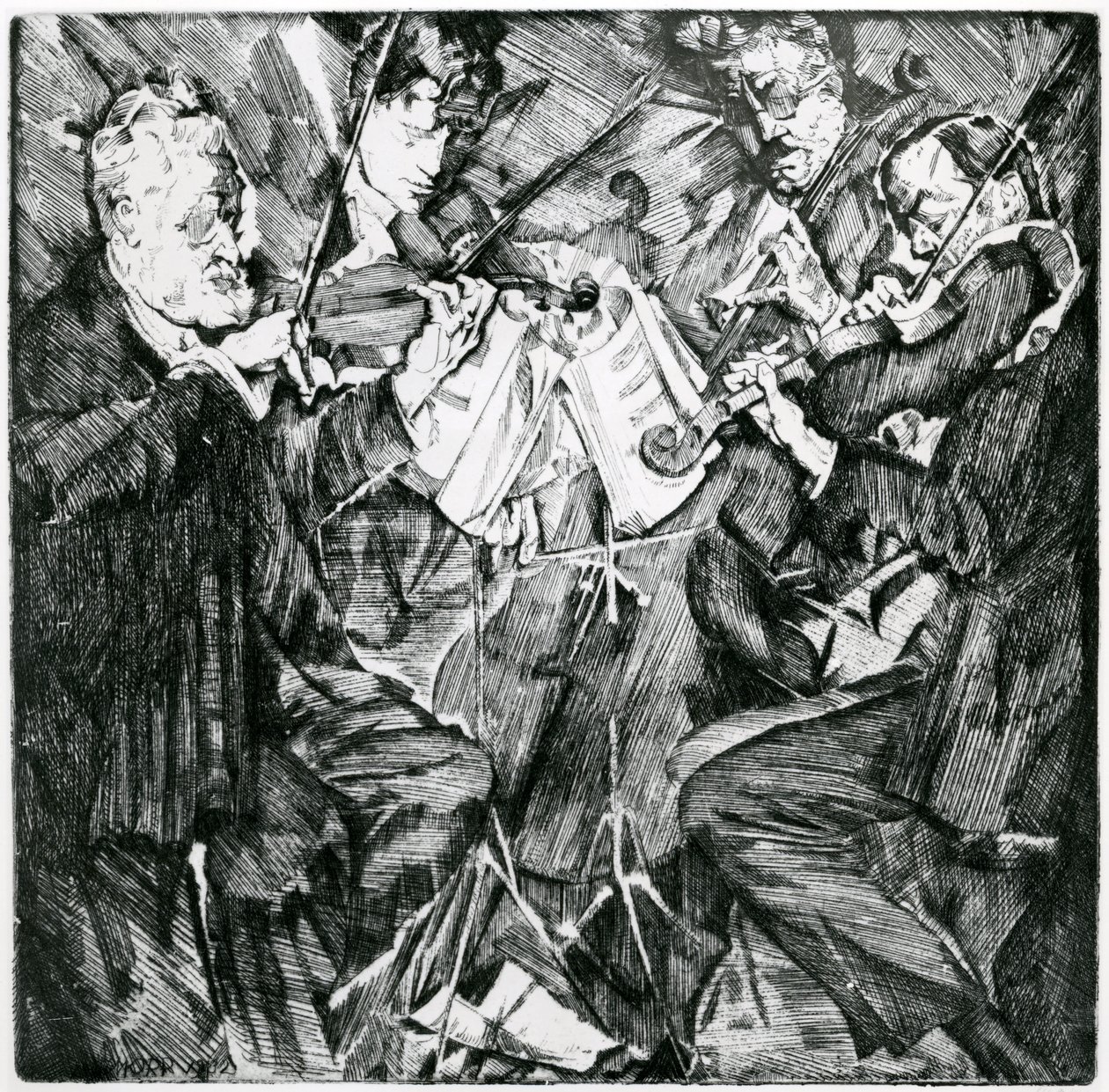 Rose String Quartet autorstwa Max Oppenheimer