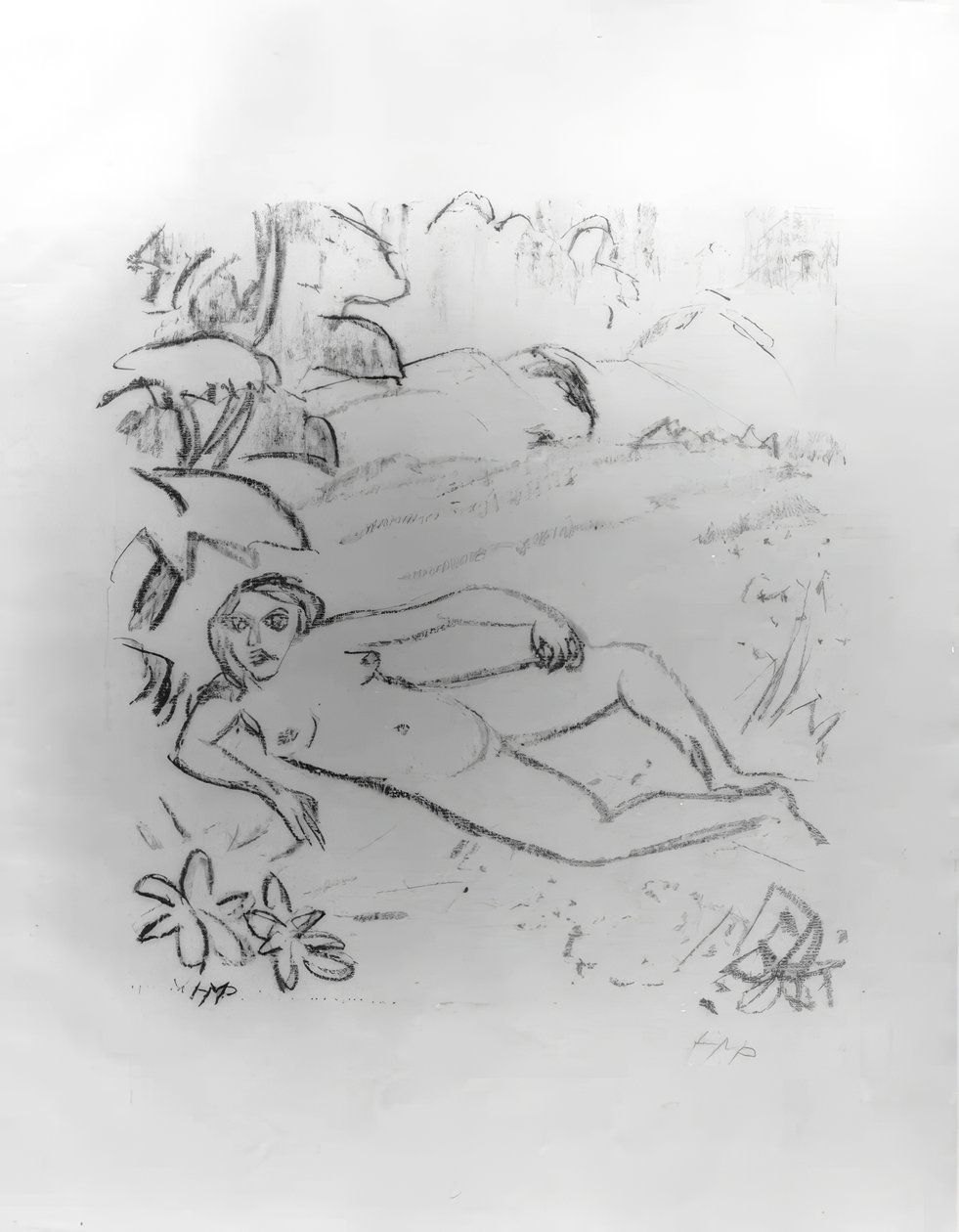 Akt na wydmach autorstwa Max Pechstein