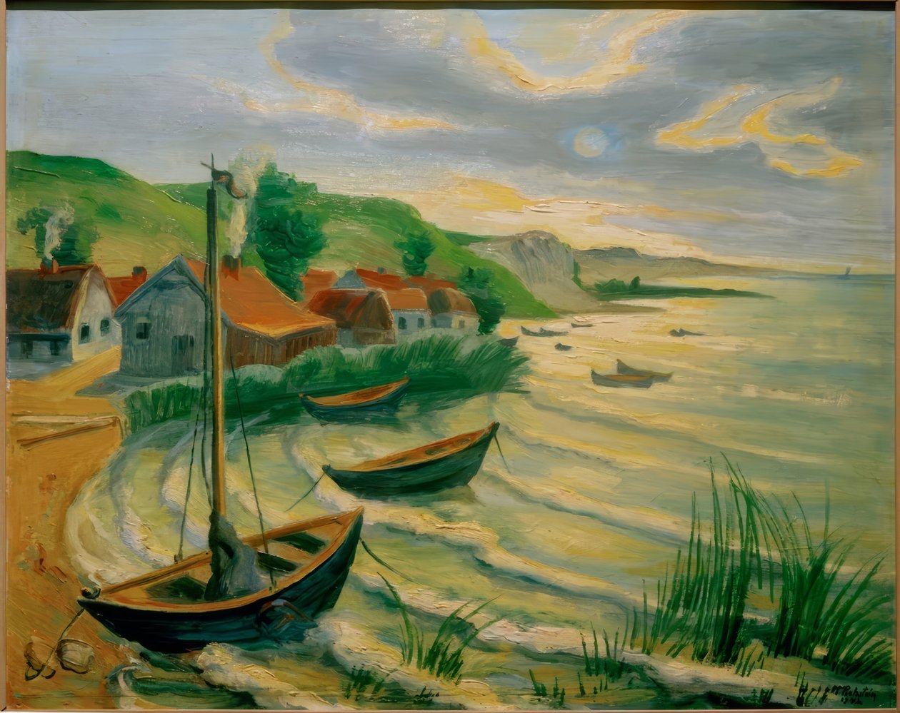 Nad świeżą zatoką autorstwa Max Pechstein