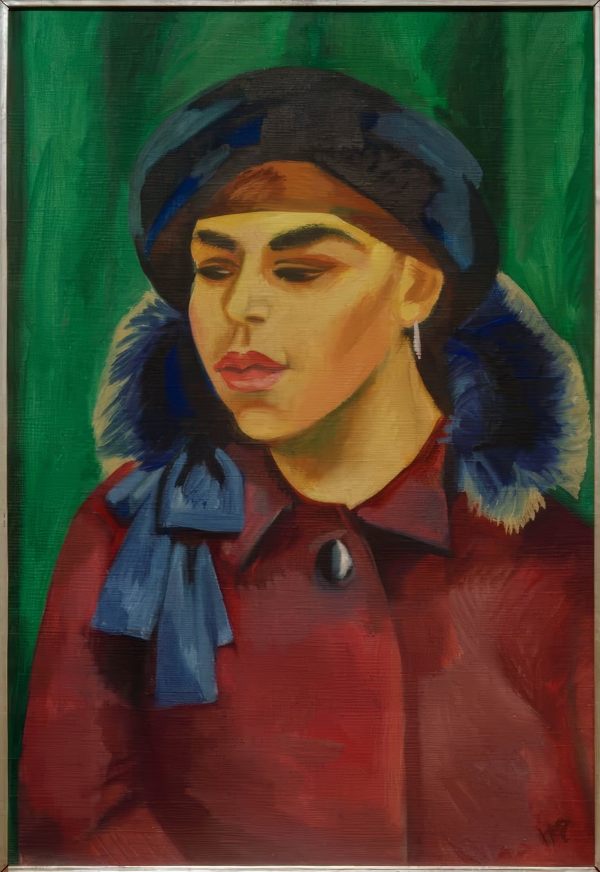 Niebieski boa autorstwa Max Pechstein