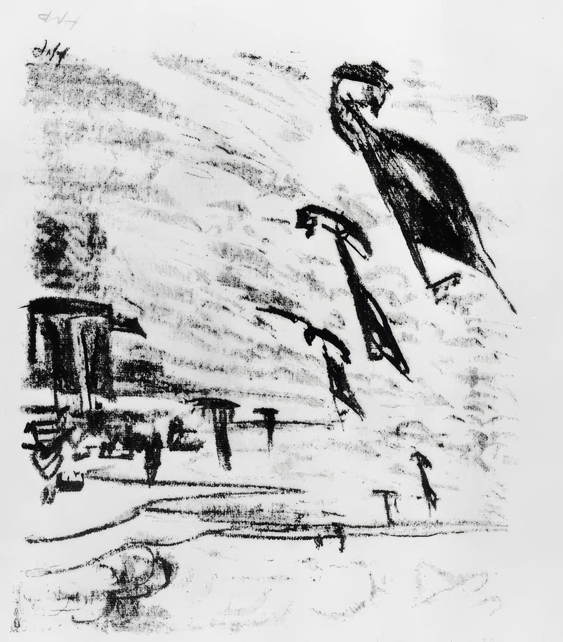 Łodzie na zalewie autorstwa Max Pechstein