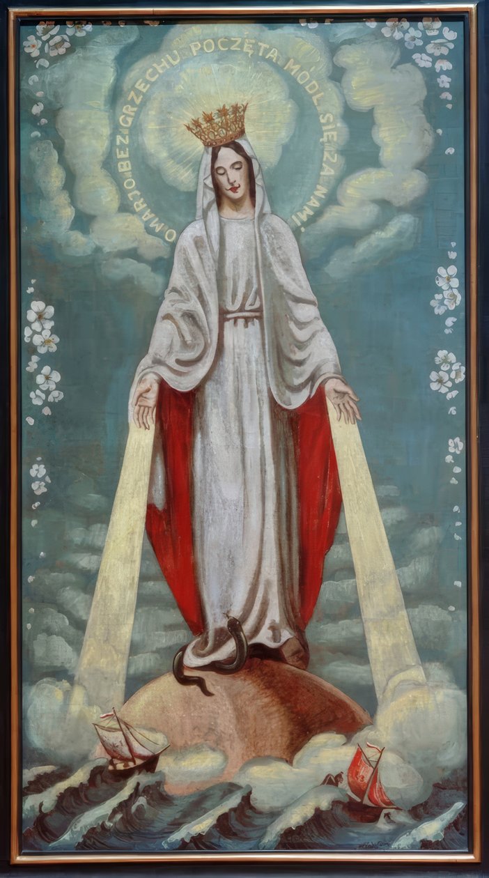 Matka Boża jako orędowniczka autorstwa Max Pechstein