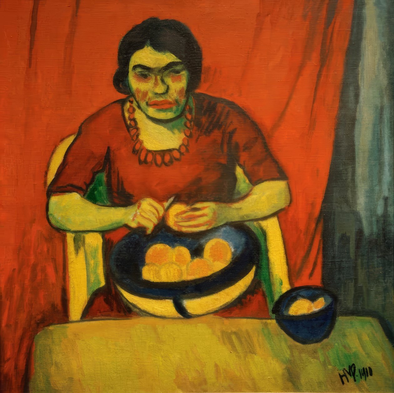 Obieraczka do pomarańczy autorstwa Max Pechstein