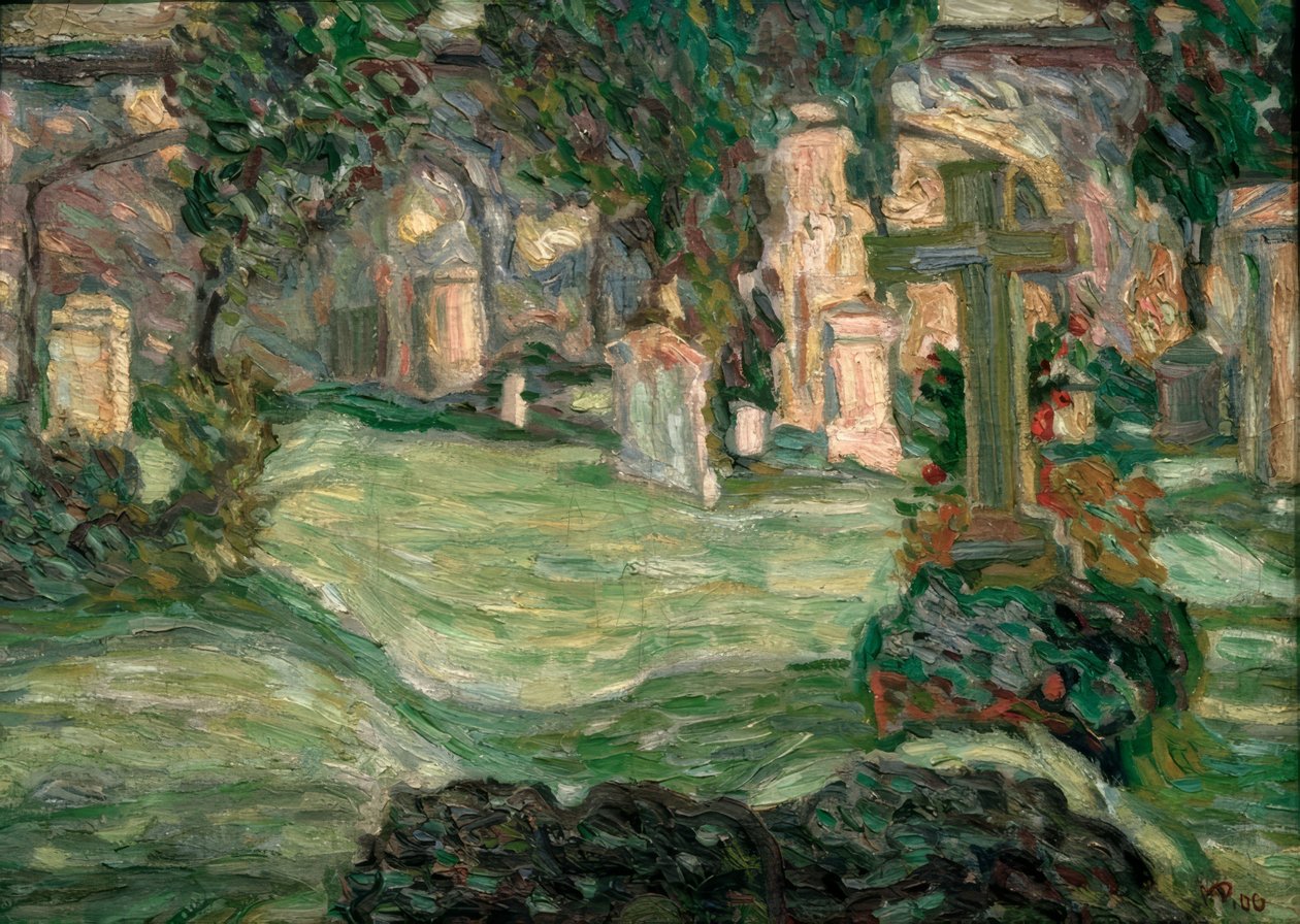Cmentarz Eliasfriedhof w Dreźnie autorstwa Max Pechstein