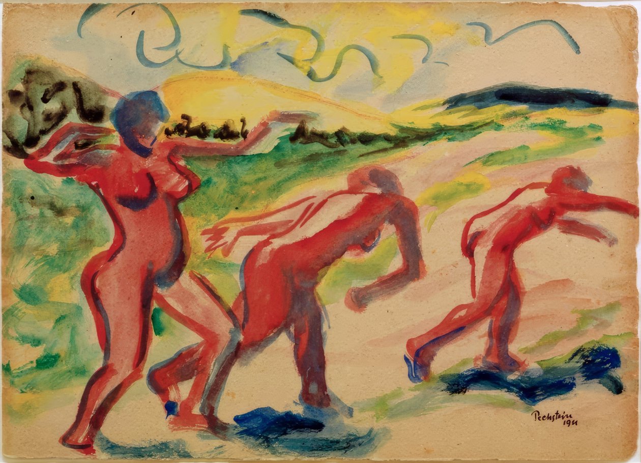 Kobiety na wydmach autorstwa Max Pechstein