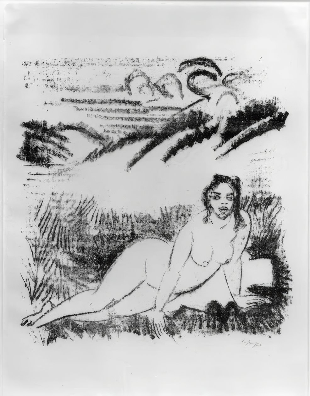 Leżący akt autorstwa Max Pechstein