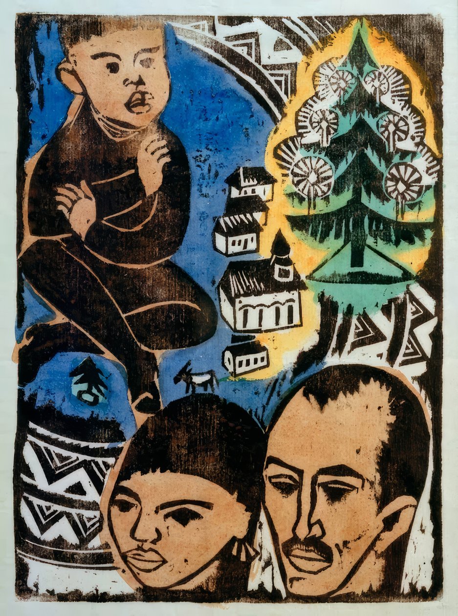 Boże Narodzenie  autorstwa Max Pechstein