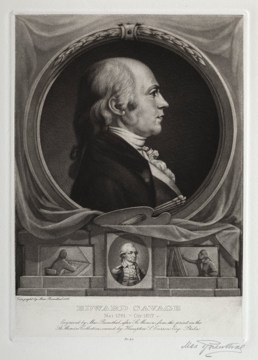 Edward Savage autorstwa Max Rosenthal
