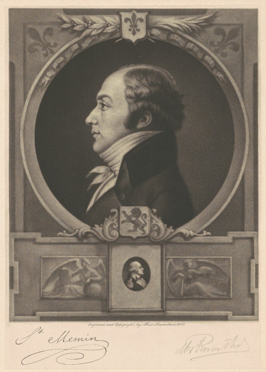 Charles Balthazar Julien Févret de Saint-Mémin autorstwa Max Rosenthal, after Charles B.J. Févret de Saint Mémin