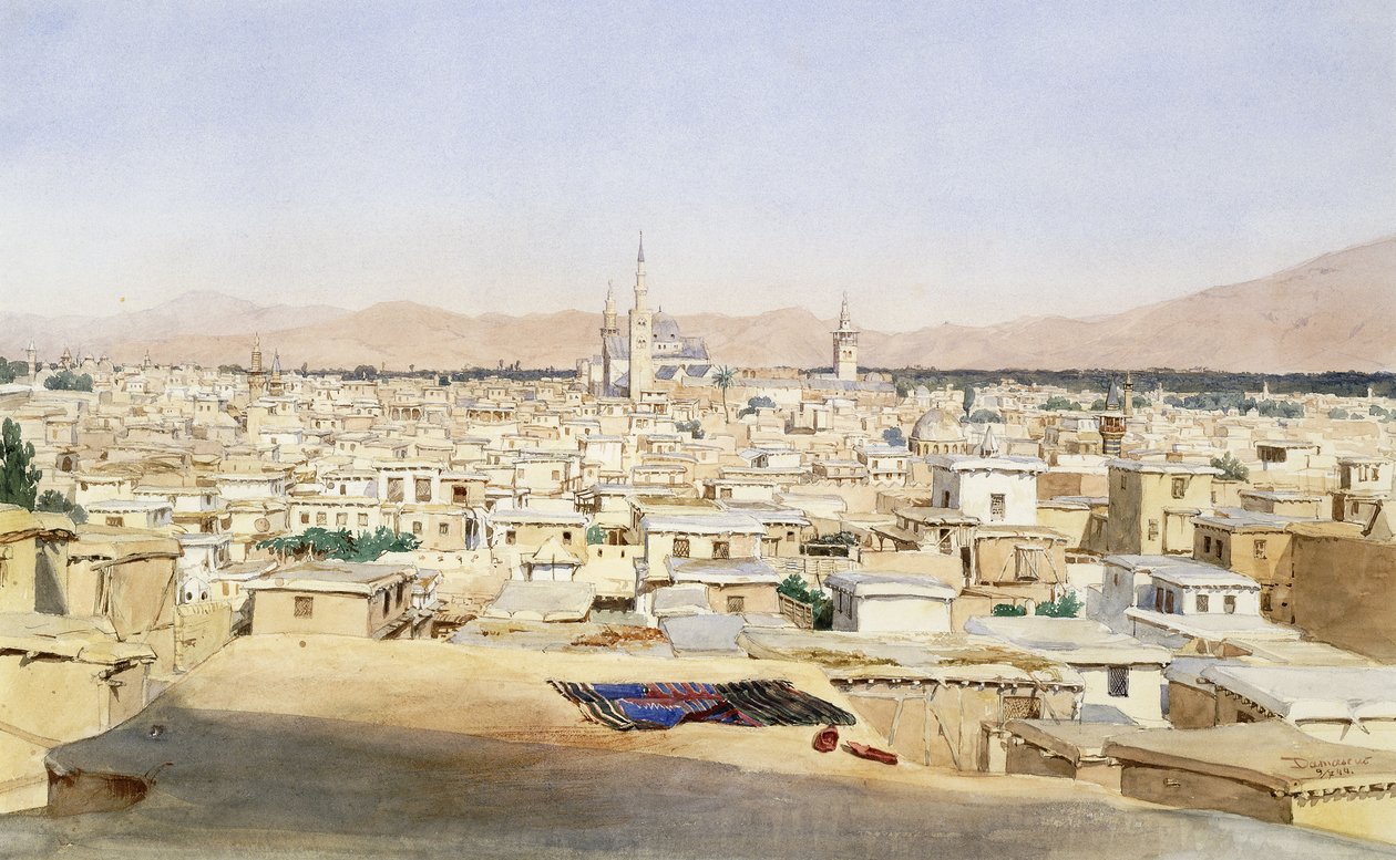 Damaszek, 1844 autorstwa Max Schmidt