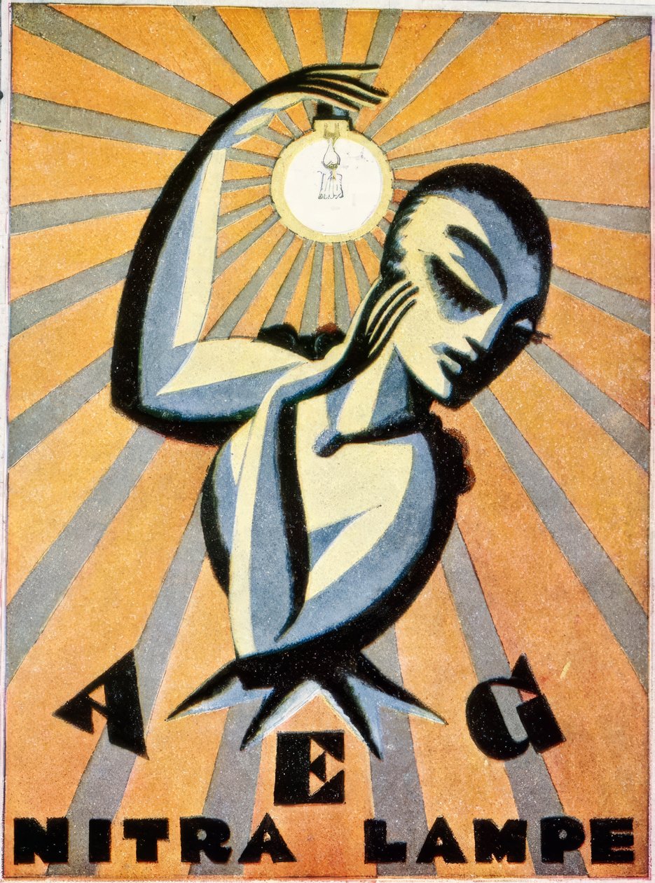 AEG Lampy nitrowe autorstwa Max Schwarzer