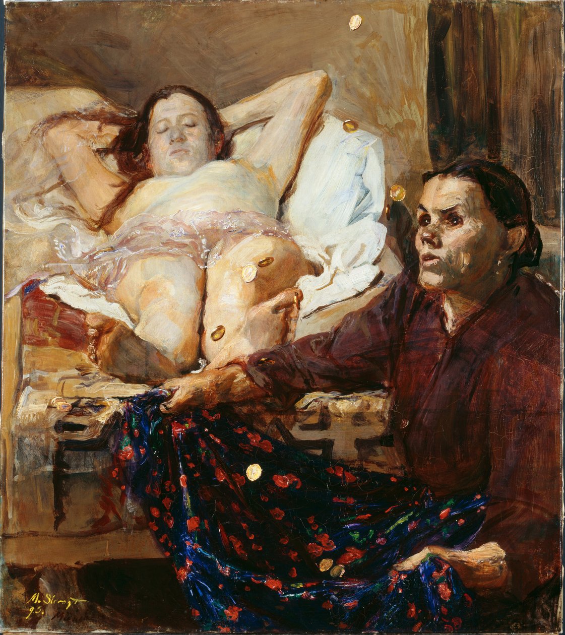 Danae autorstwa Max Slevogt