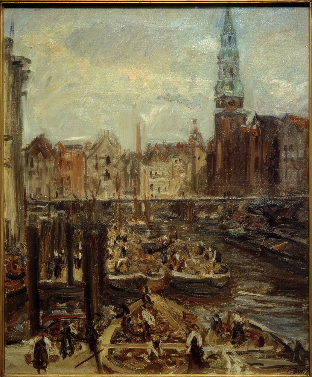 Flota w Hopfenmarkt autorstwa Max Slevogt