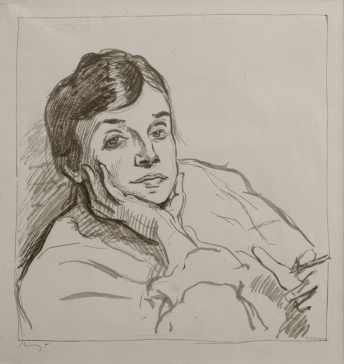 M.Slevogt, Nini Slevogt, żona artysty autorstwa Max Slevogt