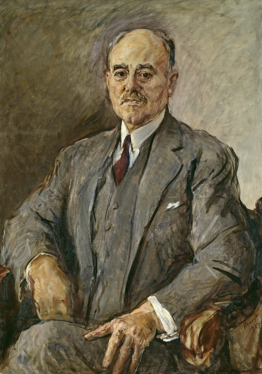 Portret Hermanna Sudermanna 1857-1928, 1927. autorstwa Max Slevogt