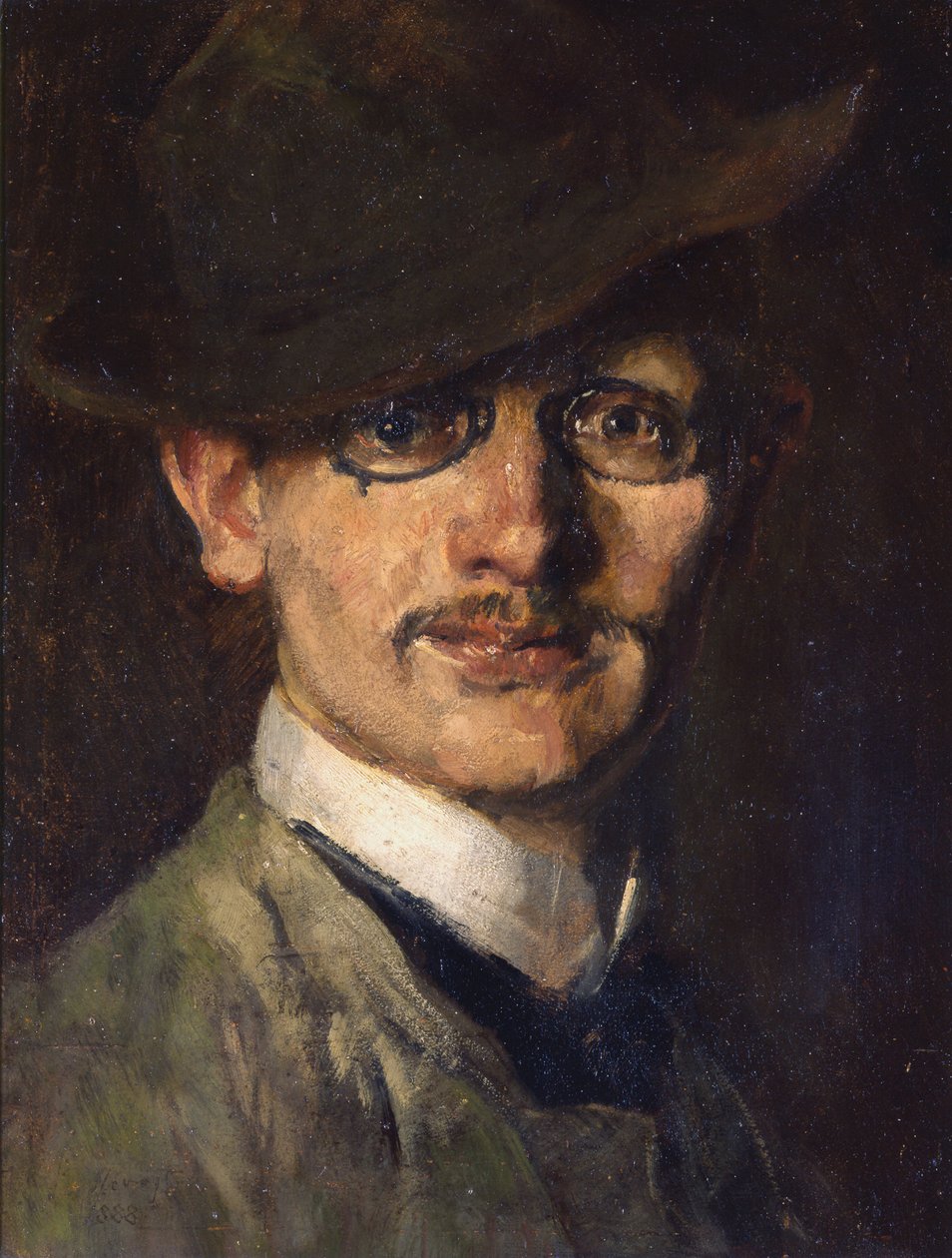 Autoportret autorstwa Max Slevogt