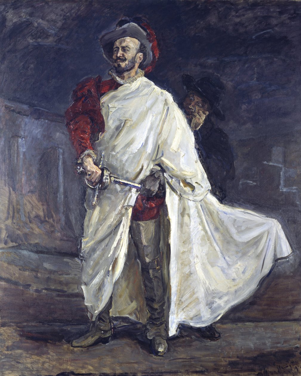 Piosenkarz Francisco Andrade jako Don Giovanni w operze Mozarta, 1902 autorstwa Max Slevogt