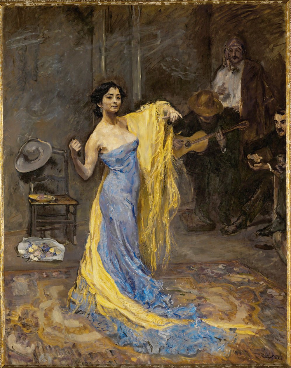 Tancerka Marietta di Rigardo ... (olej na płótnie) autorstwa Max Slevogt