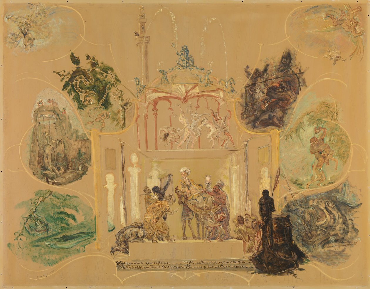 Theatervorhang autorstwa Max Slevogt