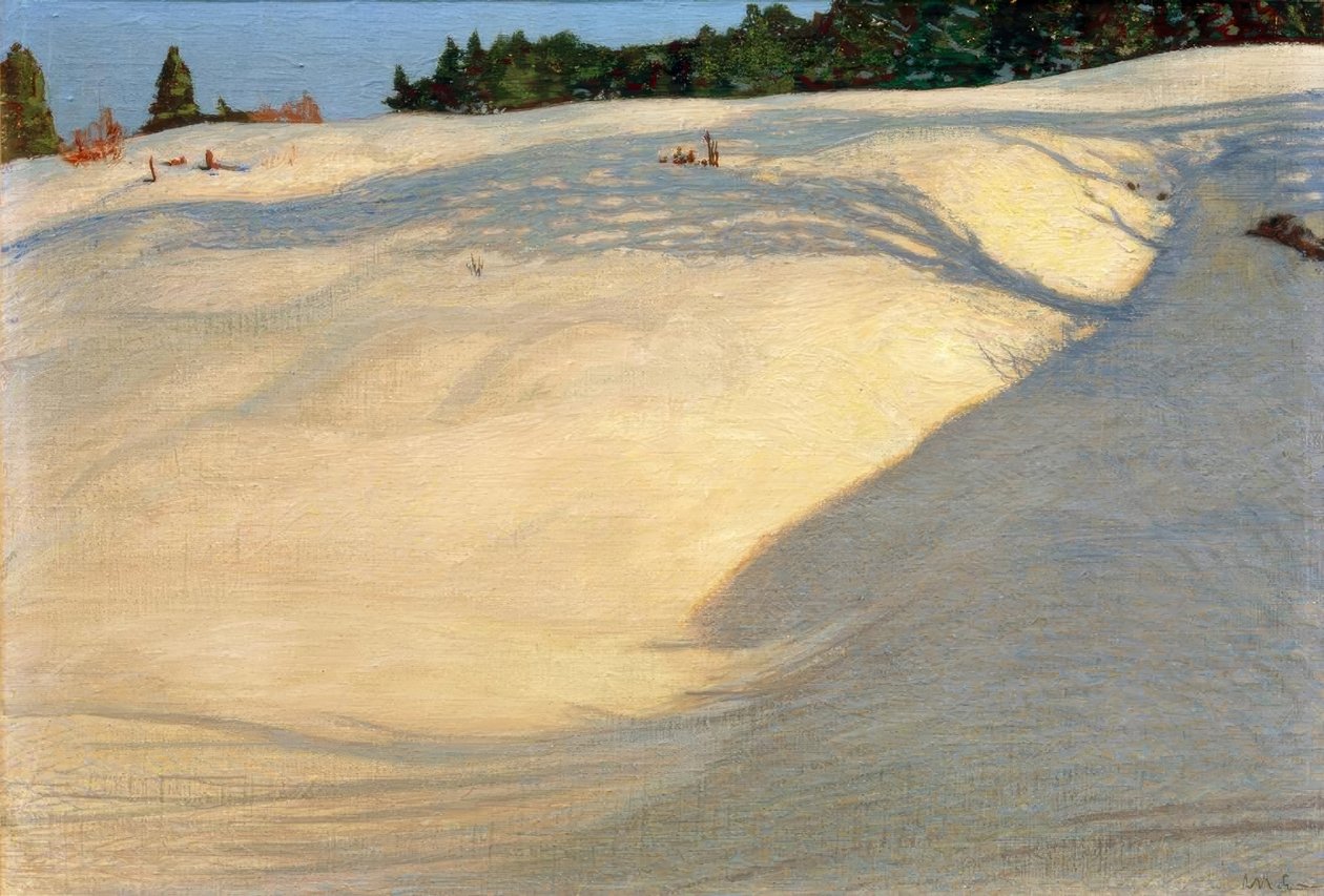 Śnieg pusty autorstwa Max von Esterle